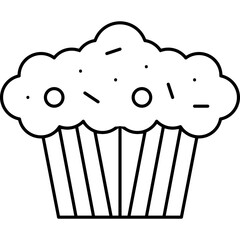 Muffin single icon