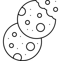 Biscuit single icon