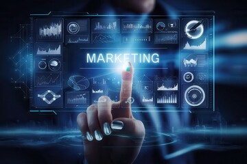 Digital Marketing Interface with Virtual Technology
