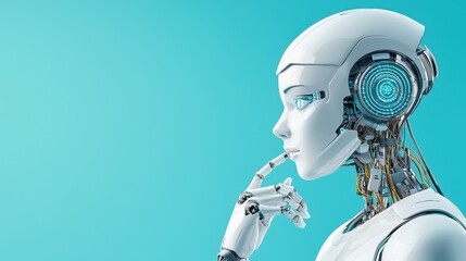 Naklejka premium Exploring the future advanced robotics shaping tomorrow's worlds