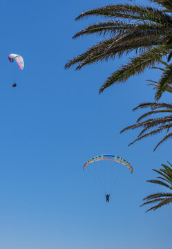 Paragliding Tandem-Gleitschirmflug vom Tafelberg zur Promenade Kapstadt S&uuml;dafrika