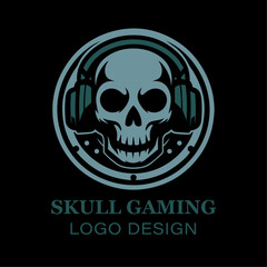 Skull Gaming Logo Design