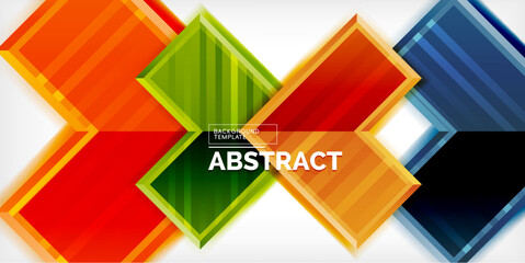 Fototapeta premium Arrow geometric abstract vector background. Vector Illustration For Wallpaper, Banner, Background, Card, Book Illustration, landing page