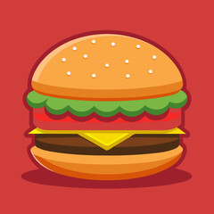 burger and fries
