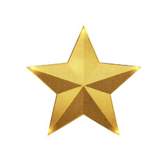 Obraz premium Gold star illustration transparent