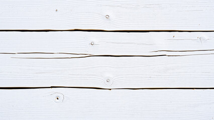 Obraz premium close- view a white-painted wooden surface
