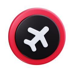 Obraz premium Airline Logo 3d Render Icons