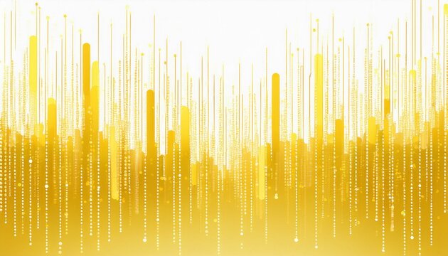 Yellow abstract white background overlay with binary code