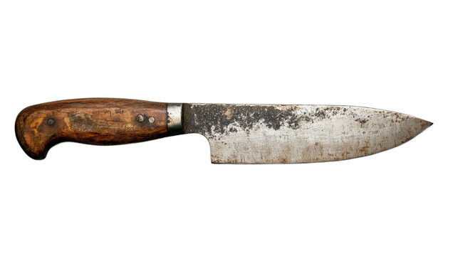Cooking knife isolated on transparent background