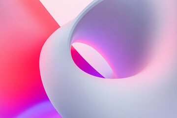 Abstract colorful gradient background with twisted shapes. Digital illustration for wallpapers, posters and covers.