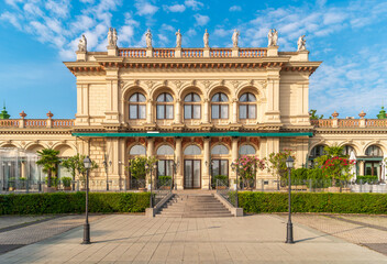 Fototapeta premium Vienna, Austria. View of the music hall Kursalon in Stadtpark public park.