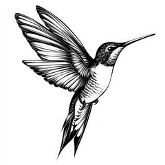 Fototapeta premium bird, hummingbird, dove, animal, nature, flying, vector, illustration, wing, flower, parrot, tropical, wildlife, wild, art, beak, design, feather, fly, colibri, color, exotic, flight, macaw, yellow, 