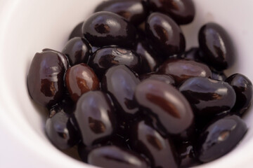 Black turtle bean. black beans close up