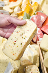 Cheese in hand