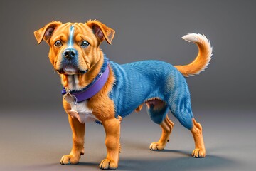 Fototapeta premium dog,friendship,loyalty,love,protectiveness