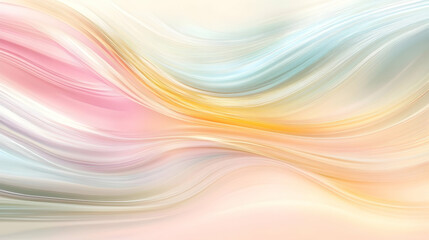 Abstract background design showcasing soft glitch art patterns in pastel colors, suggesting movement and dynamism