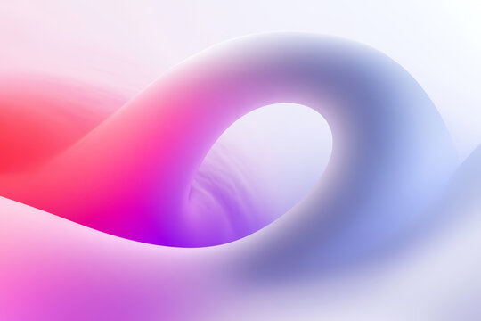 Fototapeta Abstract liquid wavy shapes futuristic banner. Glowing digital waves background. Minimalistic design layout for business presentations, flyers, posters.
