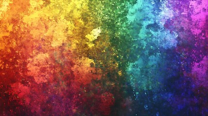 Dynamic holographic background with foil textures, iridescent rainbow colors blending in abstract patterns