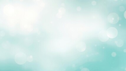 Naklejka premium Soft swirling teal light creating a serene and ethereal background, artistic, teal