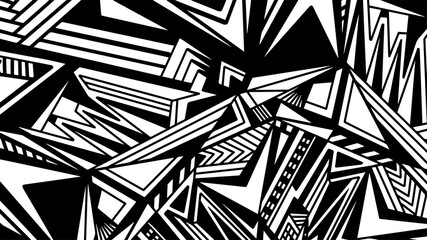 Ilustração Vetorial modelo, inconsútil, vector, design, papel de parede, textura, ilustração, geométricas, arte, estrela, condecoração, base, reta, faísca, seta, papel, noir, forma, 3d, ornamento, alf