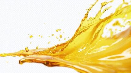 Fototapeta premium Yellow Liquid Splash
