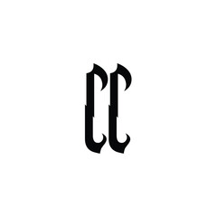 CC monogram logo design letter text name symbol monochrome logotype alphabet character simple logo