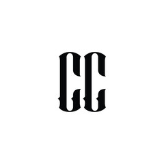 CC monogram logo design letter text name symbol monochrome logotype alphabet character simple logo