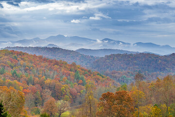autumn in the mountains