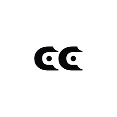 CC monogram logo design letter text name symbol monochrome logotype alphabet character simple logo