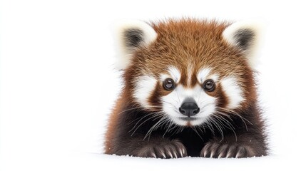 Naklejka premium Adorable Red Panda Cub