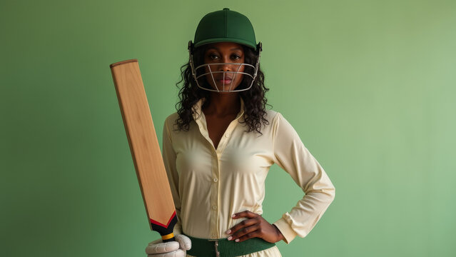 African Cricket Player