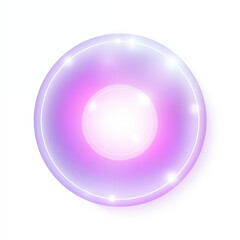 A glowing cartoon orb emits colorful lights in a bright, magical atmosphere