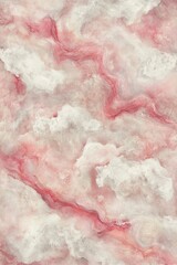 Abstract Pink and White Marble Texture