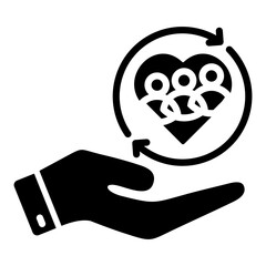 Customer Care Glyph Icon