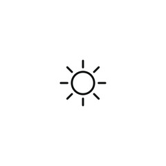Weather icon, Meteorology icon, Outline icons set isolated on white background flat vector illustration