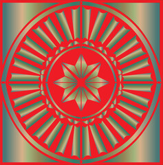 colorful geometric creative pattern