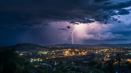Fototapeta premium thunderstorm