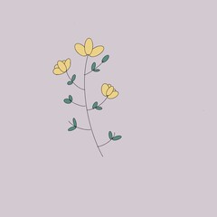 background with flowers