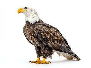 Obraz premium Eagle, white isolate background