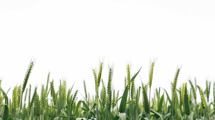 Fototapeta premium Isolated crop on white background showcases nature's bounty. A vivid display of agricultural produce that highlights its beauty and importance.
