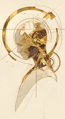 Robot Head Art