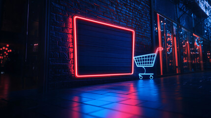 a neon sign with the text black friday sale