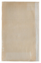 Vintage background of old ancient torn paper texture isolated