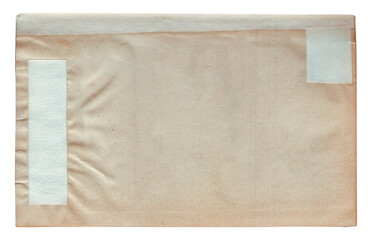 Naklejka premium Vintage background of old ancient torn paper texture isolated