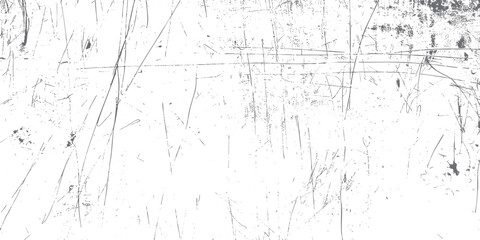 White background on sketches texture. Vintage backdrop, Scratched, Distress Overlay Texture For Design. Distressed black sketches line texture.