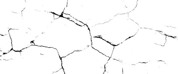 Vector grunge style cracked texture with cracked pattern for abstract background.

