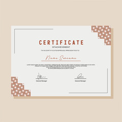 best quality modern certificate design