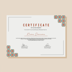 best quality modern certificate design