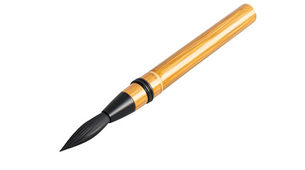 Elegant and sophisticated fountain pen isolate on transparent background, cutout, png