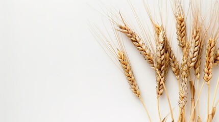 Isolated crop on white background showcases nature's bounty. A vivid display of agricultural produce that highlights its beauty and importance.